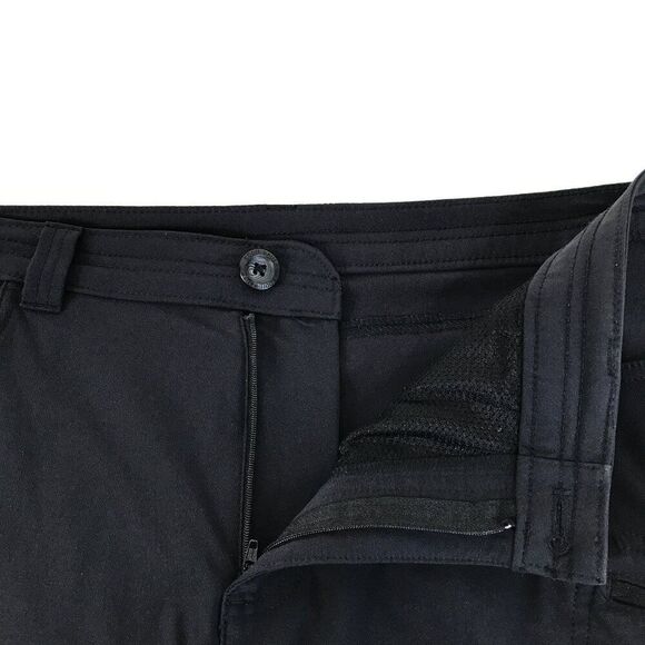 Eddie Bauer Trail Short Women's Plus Size 14 Black Stretch Active Travel Outdoor - Picture 3 of 9